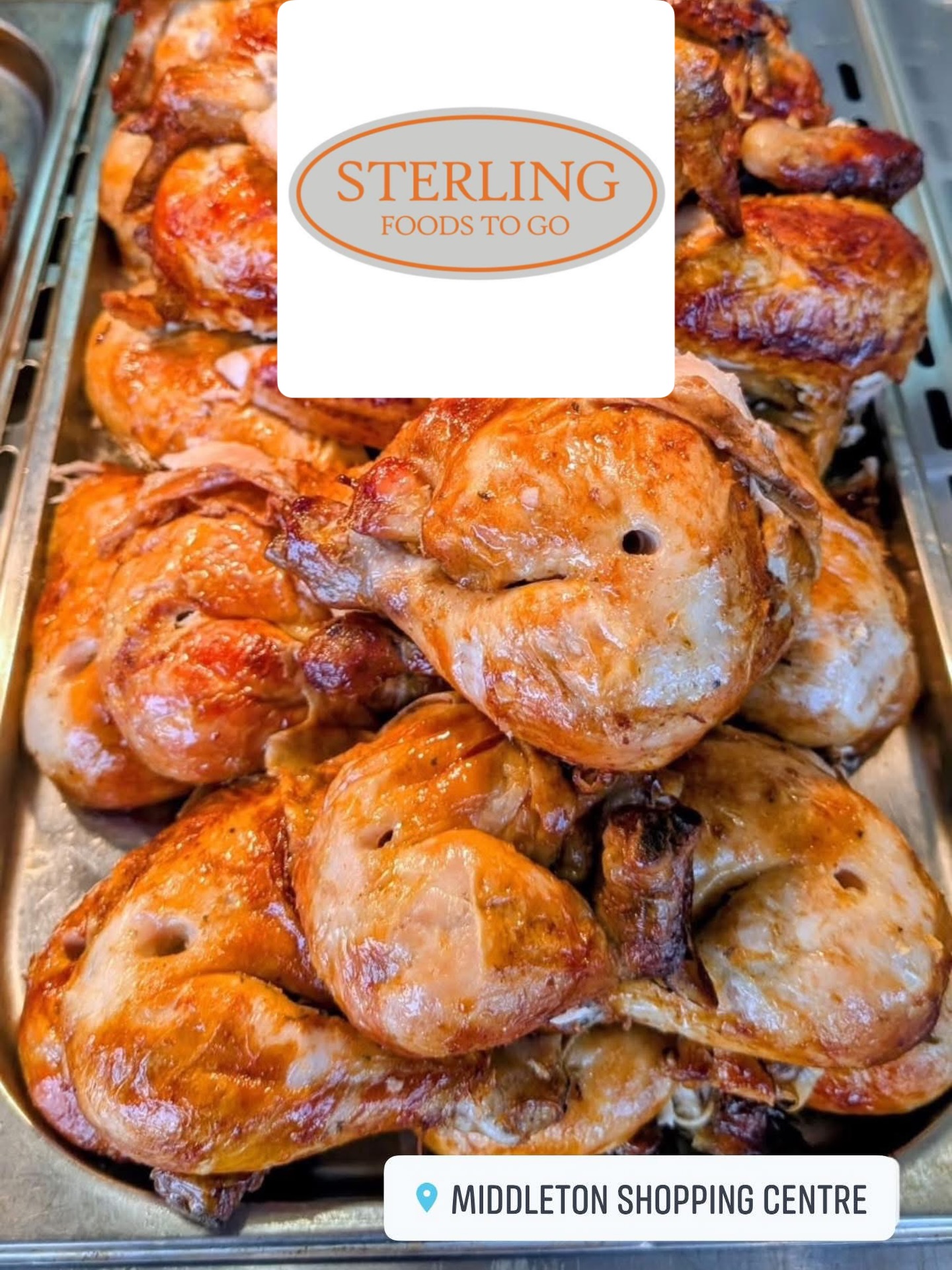 Unbeatable Value here at Sterling Foods Middleton!If you feel like a Whole Chicken is a bit much, don’t worry we’ve got you covered with our Chicken Portions!- Chicken Legs £1.75 each or 3 for £5!
- Chicken Breasts £2.50 each or 3 for £7!
- Half Chicken £3.50 each!Middleton Shopping Centre#value #freshfood #middleton