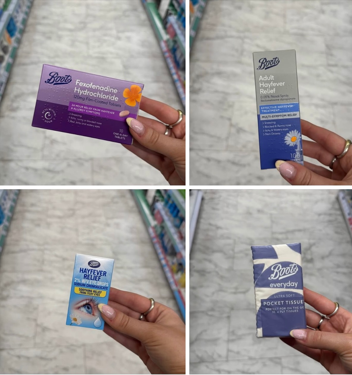 Hayfever season is here, and we’ve got you covered at Middleton Shopping Centre. 👀💙Pop into Boots for a range of hayfever essentials including antihistamine tablets, nasal sprays, eye drops and handy pocket tissues to help you stay one step ahead this Bank Holiday.Shop in store and be ready for whatever the season brings.Always read the label.#MiddletonShoppingCentre #BootsUK #HayfeverRelief #BankHoliday #ShopLocal