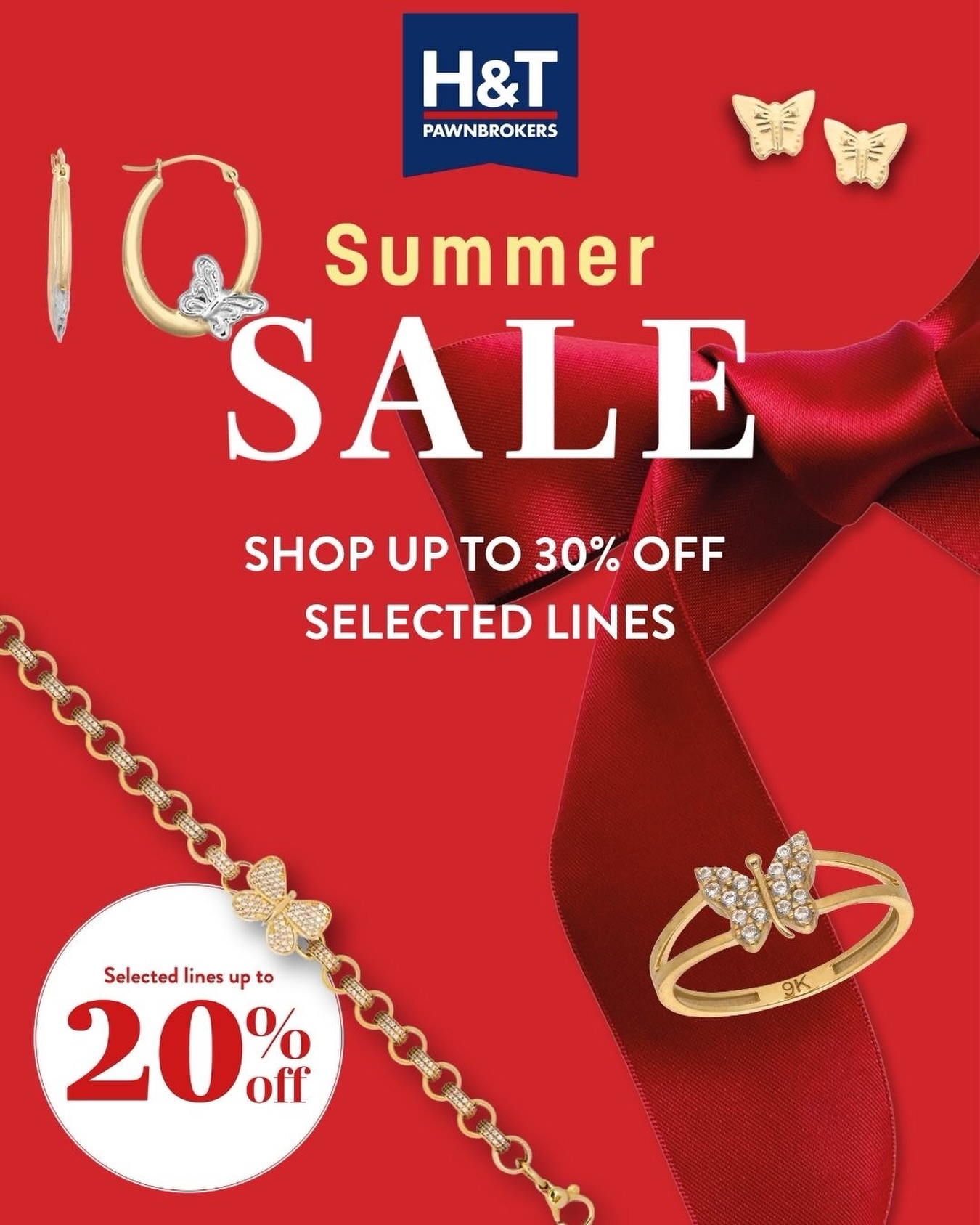 ☀️ The H&T Summer Sale Has Arrived at Middleton Shopping Centre ☀️Looking for a little sparkle this summer? Pop into H&T and discover fantastic savings across selected jewellery and accessories ✨💍 Up to 30% off selected pre owned jewellery
👜 10% off pre owned handbags and small leather goodsWhether you’re treating yourself or searching for the perfect gift, now is the perfect time to visit and see what treasures you can find in store.📍 Visit H&T at Middleton Shopping Centre today.Offer ends 10 August 2026. Selected items only. See in store for details.#sale #middleton